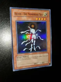Yugioh 2006 Helios-The Primordial Sun SR WC6-EN002 Near Mint - Image 2
