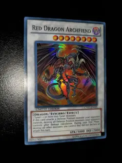 Yugioh 2010 Red Dragon Archfiend SR Limited Ed. CT07-EN025 Near Mint - Image 2