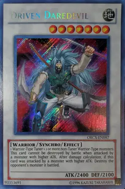 Yugioh 2012 Driven Daredevil SCR ORCS-EN097 Near Mint - Image 1