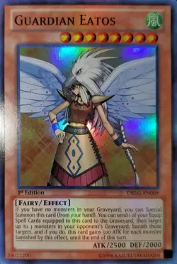 Yugioh 2014 Guardian Eatos SR 1st Ed. DRLG-EN009 Near Mint - Image 1
