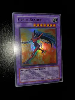 Yugioh 2005 Cyber Blader SR 1st Ed. EEN-EN032 Near Mint - Image 2