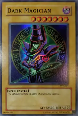 Yugioh 2004 Dark Magician SR SYE-001 Near Mint - Image 1