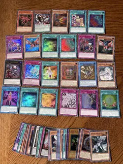 Yugioh card Lot 60+ Foil Holo Limited Edition First Edition Mixed Lot See Pics - Image 1