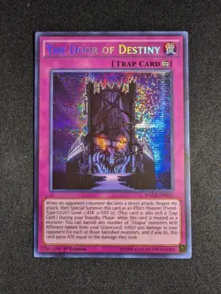 Yugioh - The Door Of Destiny WSUP-EN031 1st Edition Prismatic Secret Rare NM - Image 1