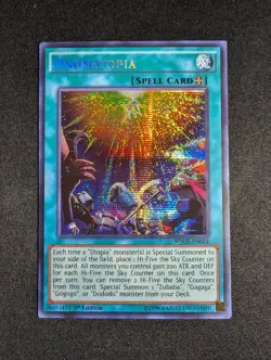 Yugioh - Onomatopia WSUP-EN024 1st Edition Prismatic Secret Rare NM - Image 1