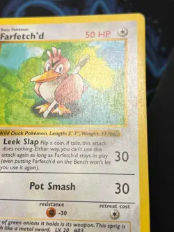 Farfetch'd 27/102 Shadowless Base Set - Pokemon Card MP - Image 4