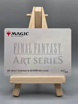 MTG Art Series: FINAL FANTASY Jill, Shiva's Dominant Art Card 43 S Normal - Image 2