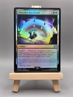 MTG Universes Beyond: FINAL FANTASY Chocobo Racetrack 179 U Foil - Image 1