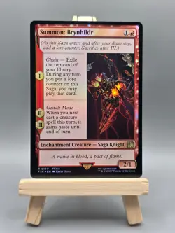 MTG Universes Beyond: FINAL FANTASY Summon: Brynhildr 160 R Foil - Image 1