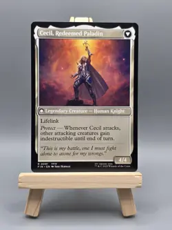 MTG Universes Beyond: FINAL FANTASY Cecil, Dark Knight // Cecil, Redeemed Paladi - Image 2
