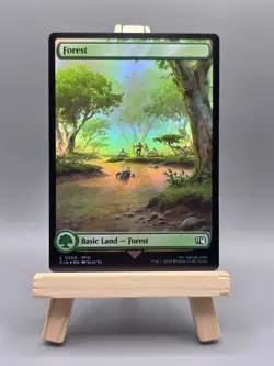 MTG Universes Beyond: FINAL FANTASY Forest (0308) 308 L Foil - Image 1