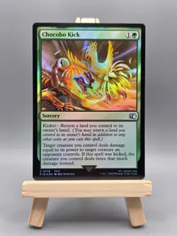 MTG Universes Beyond: FINAL FANTASY Chocobo Kick 178 C Foil - Image 1