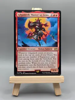 MTG Universes Beyond: FINAL FANTASY Gilgamesh, Master-at-Arms 139 R Normal - Image 1