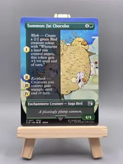 MTG Universes Beyond: FINAL FANTASY Summon: Fat Chocobo (Borderless) 371 Normal - Image 1