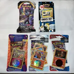 Pokemon Chilling Reign blister pack Storm Siege blister pack Charmander promo - Image 1