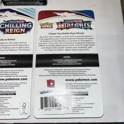 Pokemon Chilling Reign blister pack Storm Siege blister pack Charmander promo - Image 3