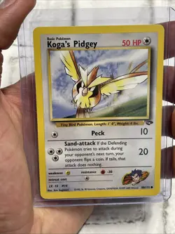 Pokemon Koga's Pidgey 80/132 Unlimited Common 2000 Gym Challenge NM Pokemon TCG - Image 1