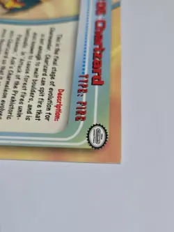 Charizard #06 - Topps Holo Foil - Pokemon - Blue Logo - LP - Image 4