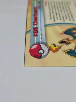 Charizard #06 - Topps Holo Foil - Pokemon - Blue Logo - LP - Image 5