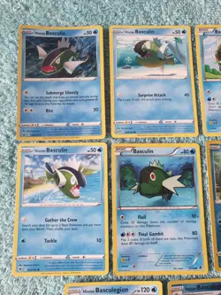 BASCULIN & BASCULEGION BUNDLE OF POKEMON CARDS - Image 2