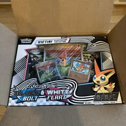 Pokemon TCG Black Bolt White Flare Victini Illustration Collection CASE IN HAND - Image 4