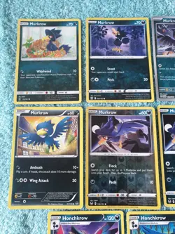 MURKROW & HONCHKROW BUNDLE OF POKEMON CARDS - Image 2