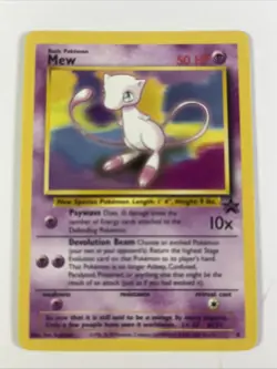 Pokemon TCG Mew Promo #8 Pokemon Promos 8 Regular Black Star Promo - Image 1