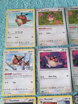 HOOTHOOT & NOCTOWL BUNDLE OF POKEMON CARDS - Image 2