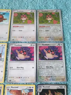 HOOTHOOT & NOCTOWL BUNDLE OF POKEMON CARDS - Image 3
