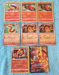 SIZZLIPEDE & CENTISKORCH BUNDLE OF POKEMON CARDS - Image 1