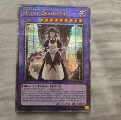Yugioh House Dragonmaid RA03-EN037 Quarter Century Secret Rare QCSR NM - Image 1