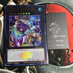 Yugioh - P.U.N.K. JAM FEVER! Emblazoned Ultra Rare BLMM-EN051, Near Mint, 1st Ed - Image 1