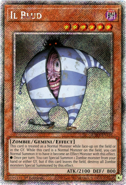 YuGiOh! Il Blud RA03-EN186 - Platinum Secret Rare 1st Edition NM/M - Image 1