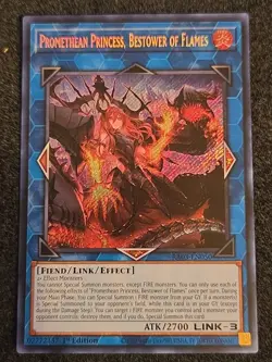 Yugioh! Promethean Princess, Bestower of Flames - RA03-EN050 - Secret Rare - LP - Image 1