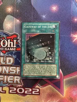 (YBL) Gateway of the Six SOVR-EN089 Unlimited Super Rare Yugioh LP - Image 1