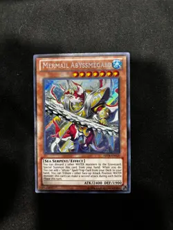 Yugioh Mermail Abyssmegalo ABYR-EN020 Secret Rare 1st Ed NM - Image 1