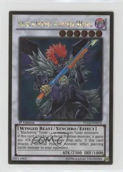 GR - Blackwing Armed Wing 1st Ed. YuGiOh Premium Gold #PGLD-EN078 2qv - Image 1