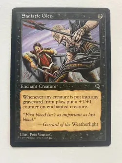 Sadistic Glee Tempest Regular Magic the Gathering MTG Card - Image 1