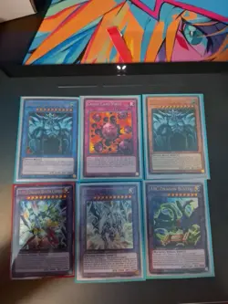 Yugioh Seto Kaiba Iconic Card Lot of 6 | Blue Eyes And Union Fusions | Obelisk - Image 1