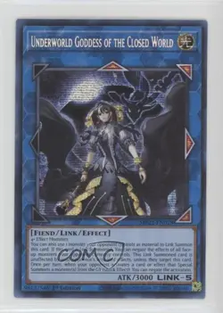 Underworld Goddess of the Closed World 1st Ed. YuGiOh Tin Pharaoh's Gods 2qv - Image 1