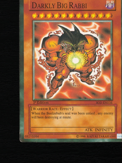 Yu-Gi-Oh Darkly Big Rabbi SOD-EN036 1st Edition Vintage Fake Exodia Card NA 2004 - Image 5