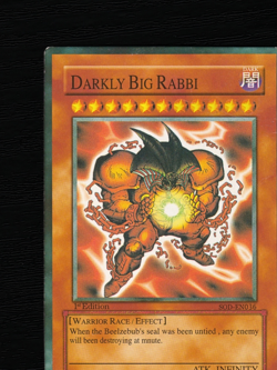 Yu-Gi-Oh Darkly Big Rabbi SOD-EN036 1st Edition Vintage Fake Exodia Card NA 2004 - Image 4
