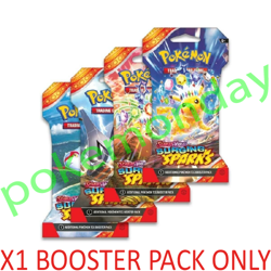 Surging Sparks Sleeved Booster Pack Scarlet & Violet Pokemon Card TCG New Sealed - Image 1