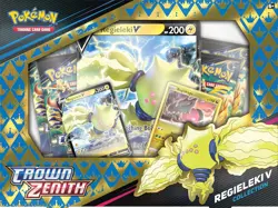 Crown Zenith Regieleki V 4 Booster Collection Box 151 Go Pokemon Card New Sealed - Image 2