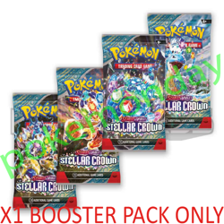 Stellar Crown Scarlet & Violet Booster Pack 151 Go Pokemon Card TCG New & Sealed - Image 1