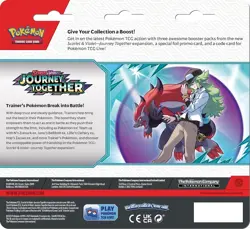 Journey Together 3 Booster Pack Blister Scarlet & Violet Pokemon Card New Sealed - Image 2