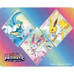 Prismatic Evolutions 3 Pack w Stickers Glaceon Scarlet & Violet Pokemon Card New - Image 2