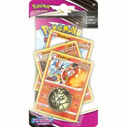 Fusion Strike Premium Booster Pack Cinderace Blister 151 Go Pokemon Card TCG New - Image 1