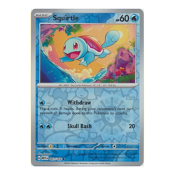 Squirtle 007/165 Reverse Holo Pokemon 151 S&V Trading Card Game TCG Near Mint NM - Image 1