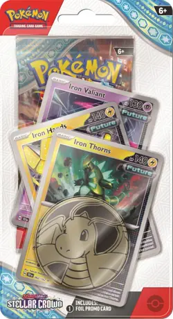 Stellar Crown Premium Booster Pack Scarlet & Violet Blister Pokemon Card TCG New - Image 1